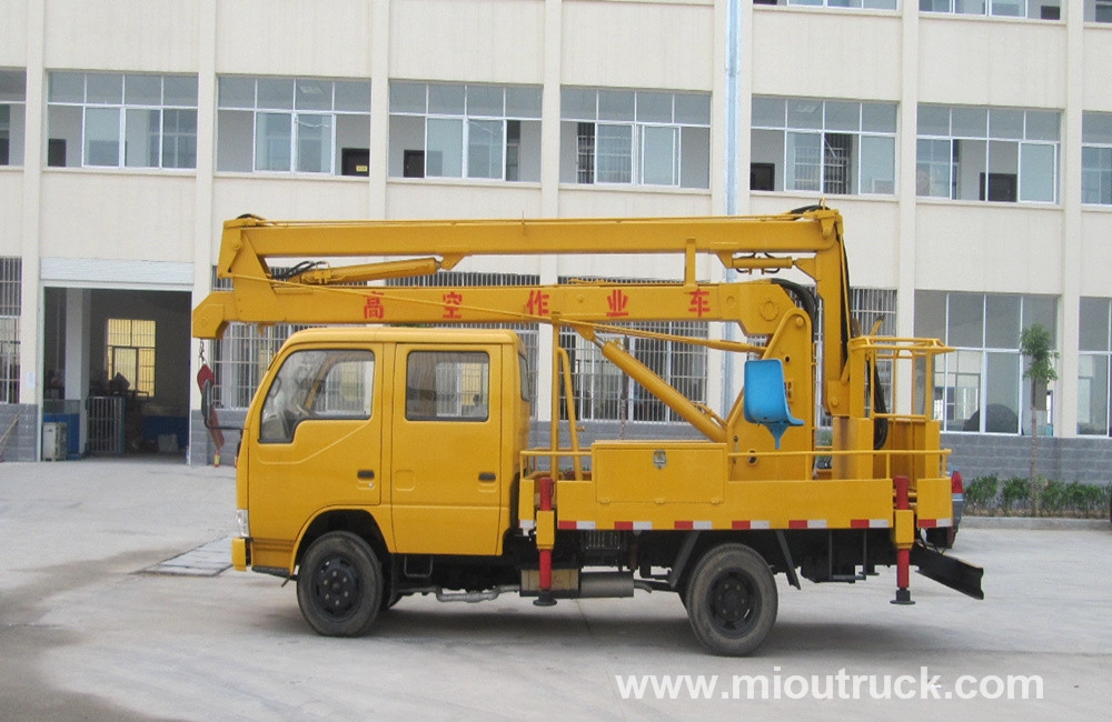 Dongfeng 18 m de altura altitud camión operación con la cesta con buena calidad a la venta