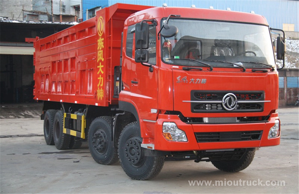 Dongfeng 280 chevaux 8 X 4 camion à benne basculante fournisseur Chine bonne qualité à vendre