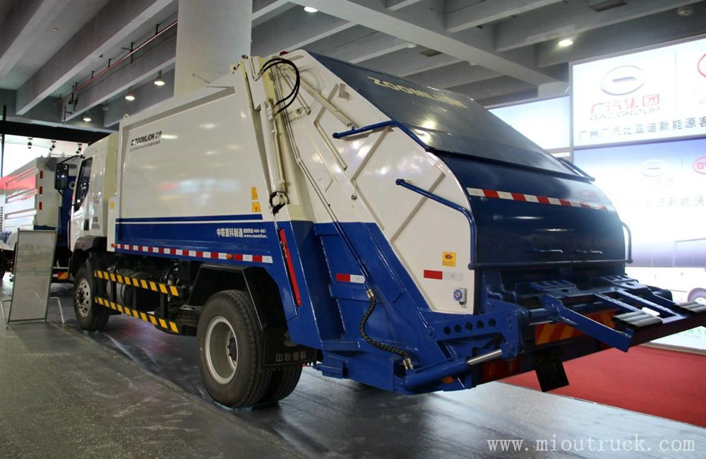 Dongfeng บีบอัด 4x2 180hp รถบรรทุกขยะ ZLJ5160ZYSLZE4