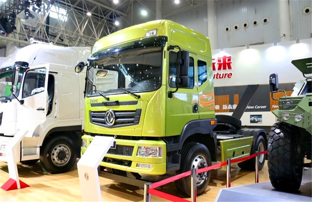 Dongfeng 4x2 340hp trak traktor digunakan di pelabuhan