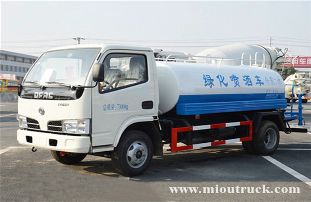 Dongfeng 4x2 5m³ camión de agua