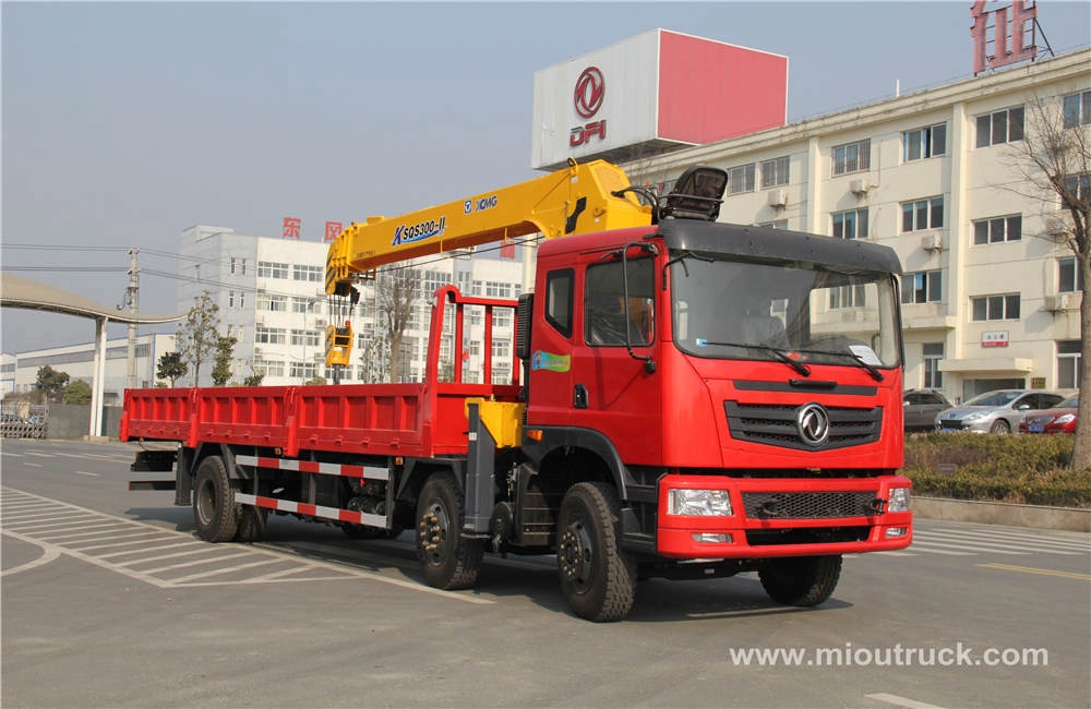 Dongfeng 6x2 trak mount crane 12tons truck na may kreyn china tagagawa