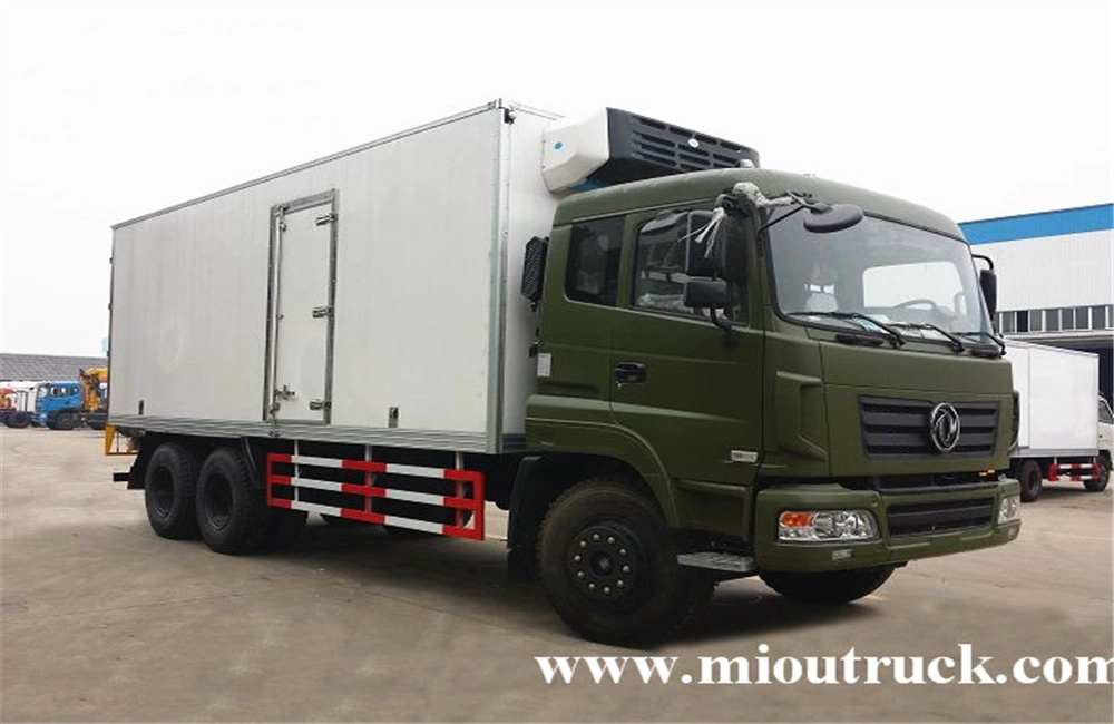 동풍 6X4 드라이브 type15 톤 9m 냉장고 트럭