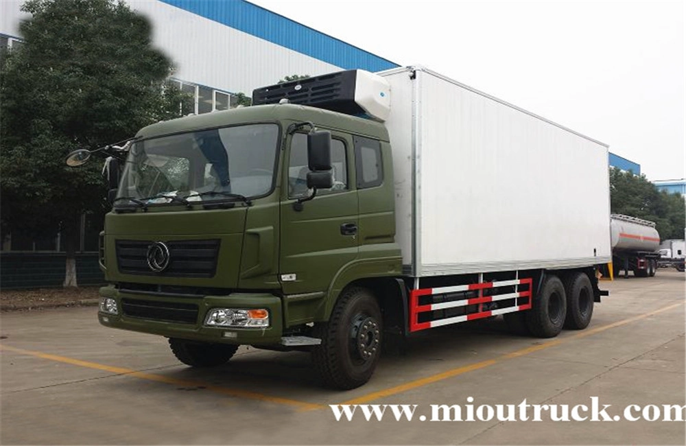 동풍 6X4 드라이브 type15 톤 9m 냉장고 트럭