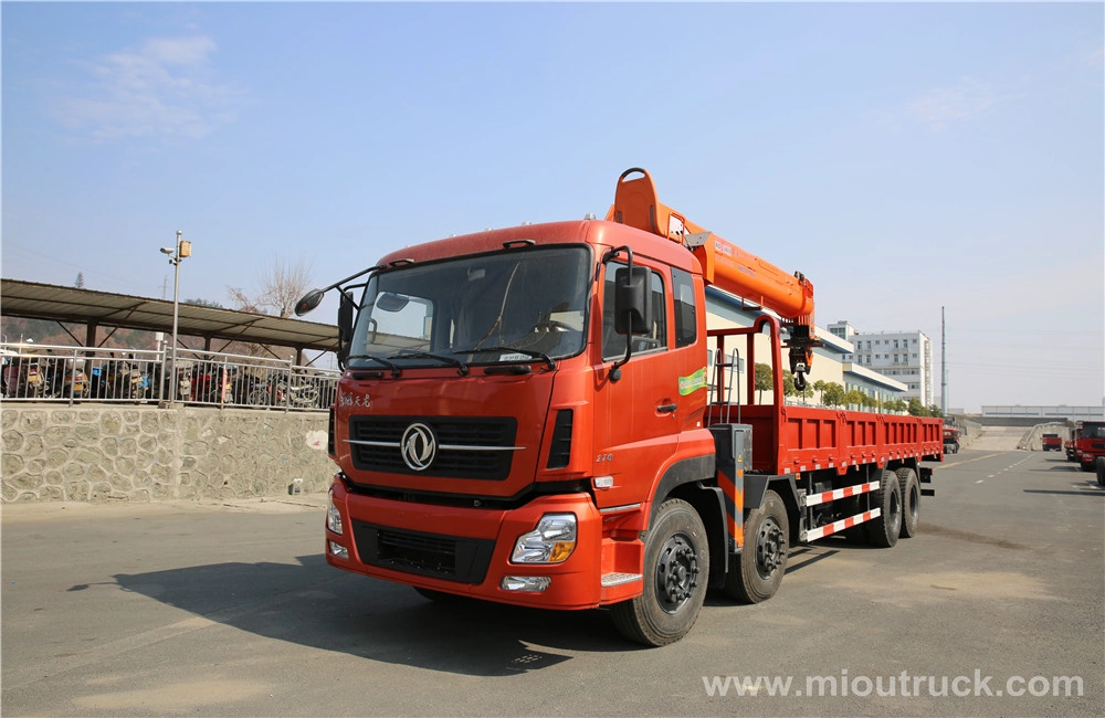 Dongfeng 8 X 4 caminhão guindaste montado na China com melhor preço para a venda China fornecedor