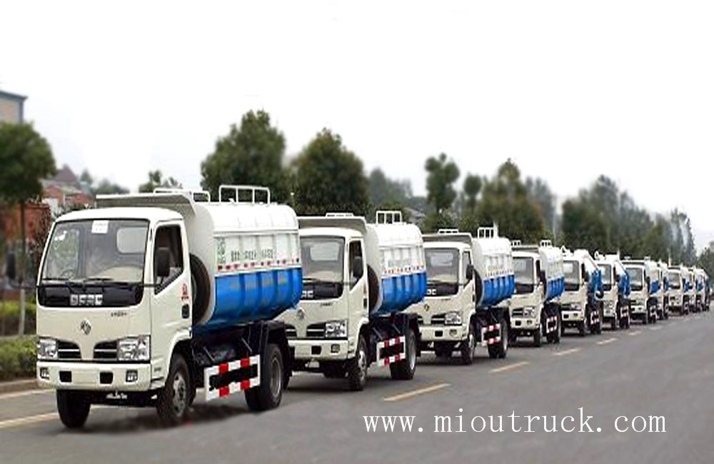 Dongfeng CLW5071ZZZ4 4*2 3ton Hydraulic Lifter Garbage truck