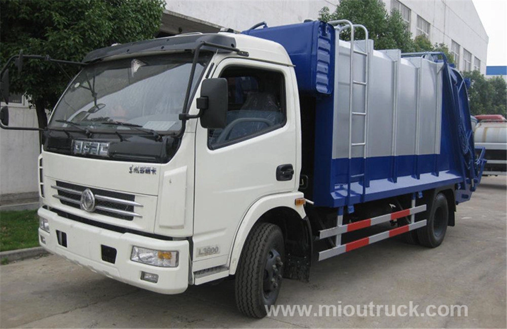 Dongfeng type de compression camion poubelle 132KW China fournisseur à vendre