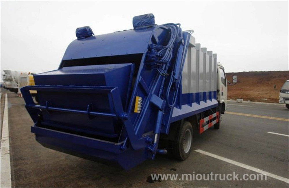 Dongfeng type de compression camion poubelle 132KW China fournisseur à vendre