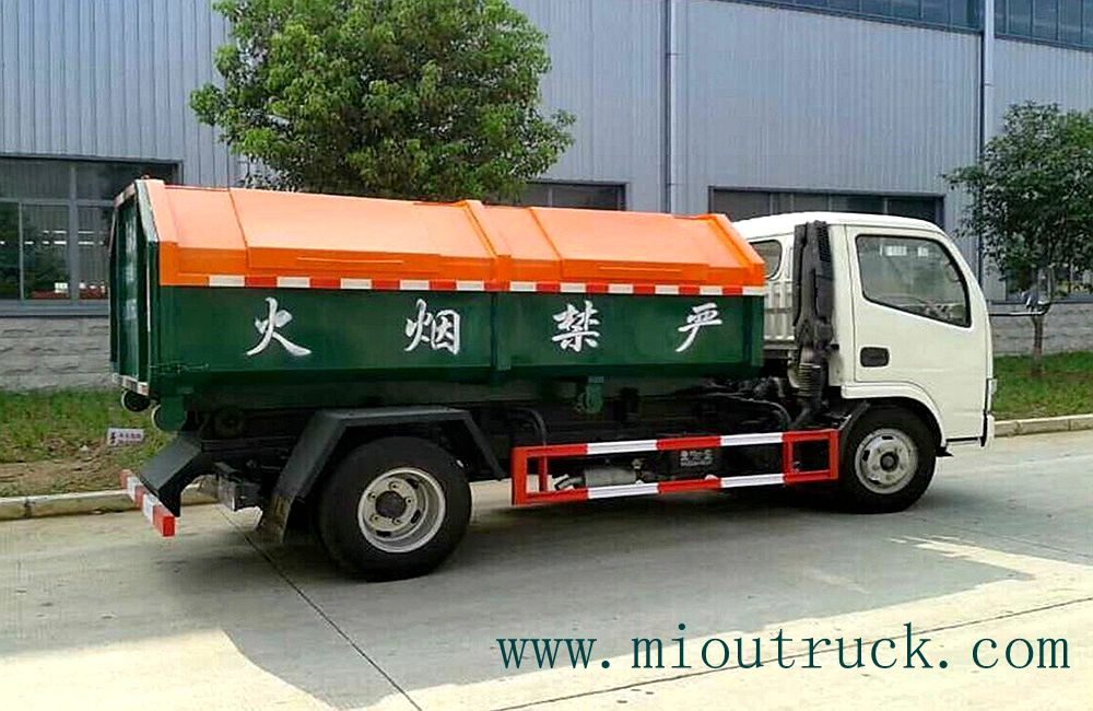 Dongfeng Duolika CLQ5070ZXX4 Garbage tanggal Truck, 99HP, 4X2