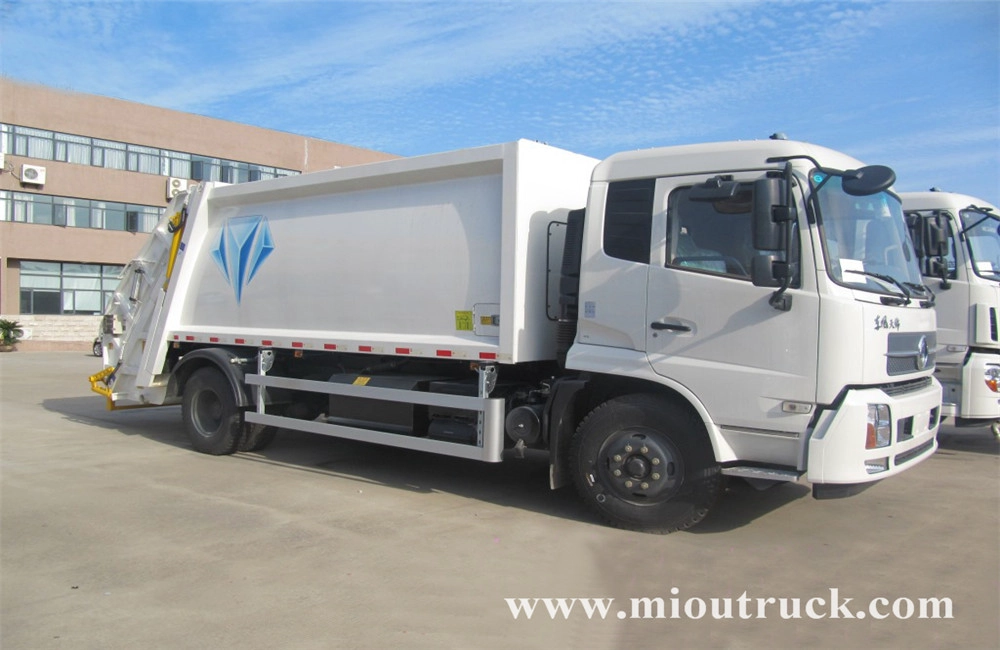 Dongfeng Tianjin 4ton rated timbang Garbage Truck for sale