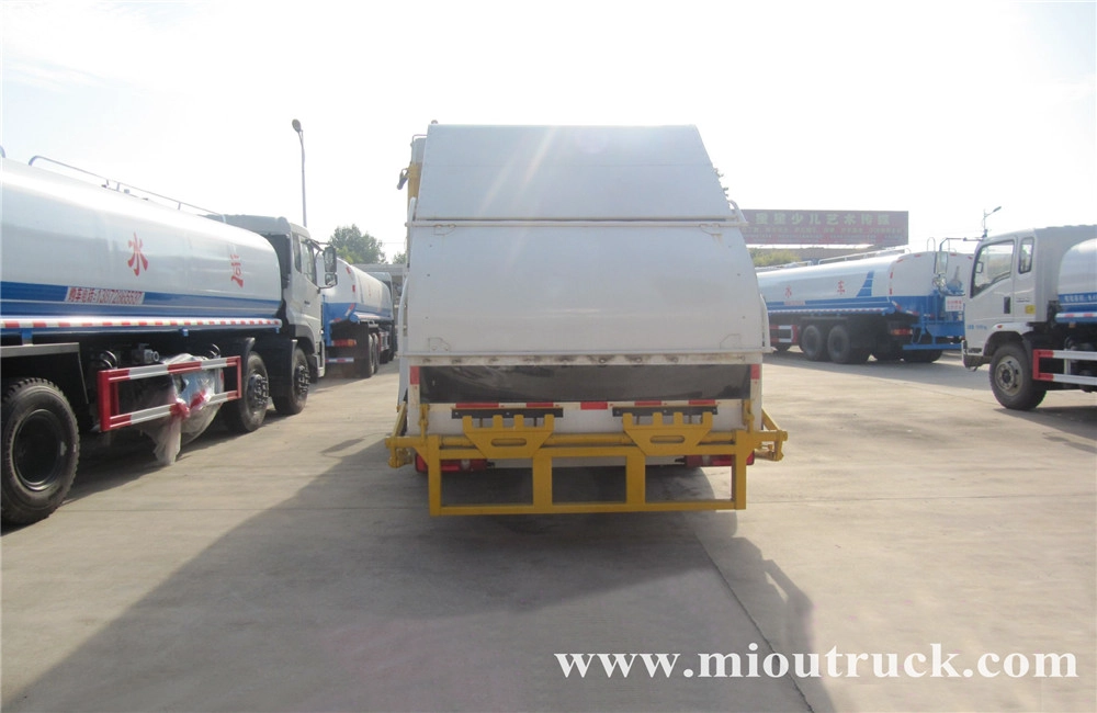 Dongfeng Tianjin 4ton rated timbang Garbage Truck for sale