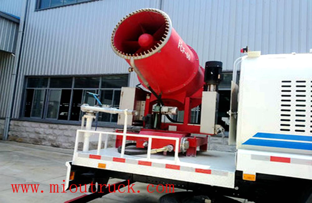 Dongfeng Tianjin 6.6CBM veículo supressão de poeira