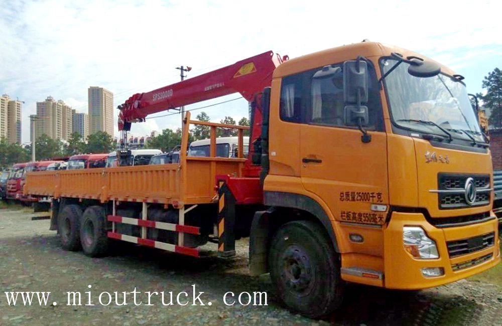 Dongfeng Tianlong 260HP 6 * 4 автокран SYM5255JSQD