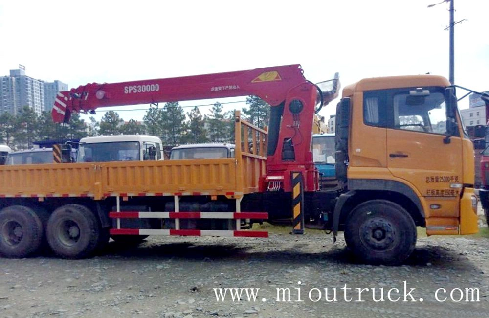 Dongfeng Tianlong 260HP 6 * 4 автокран SYM5255JSQD