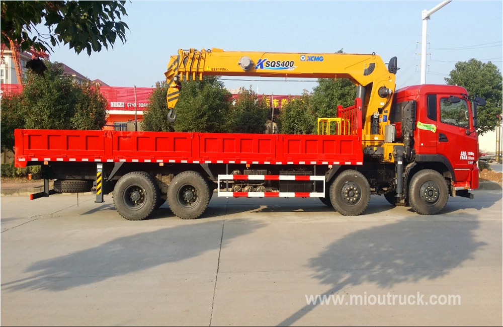 Dongfeng grúa comercial 8 x 4 camión con XCMG grúa de 16 toneladas