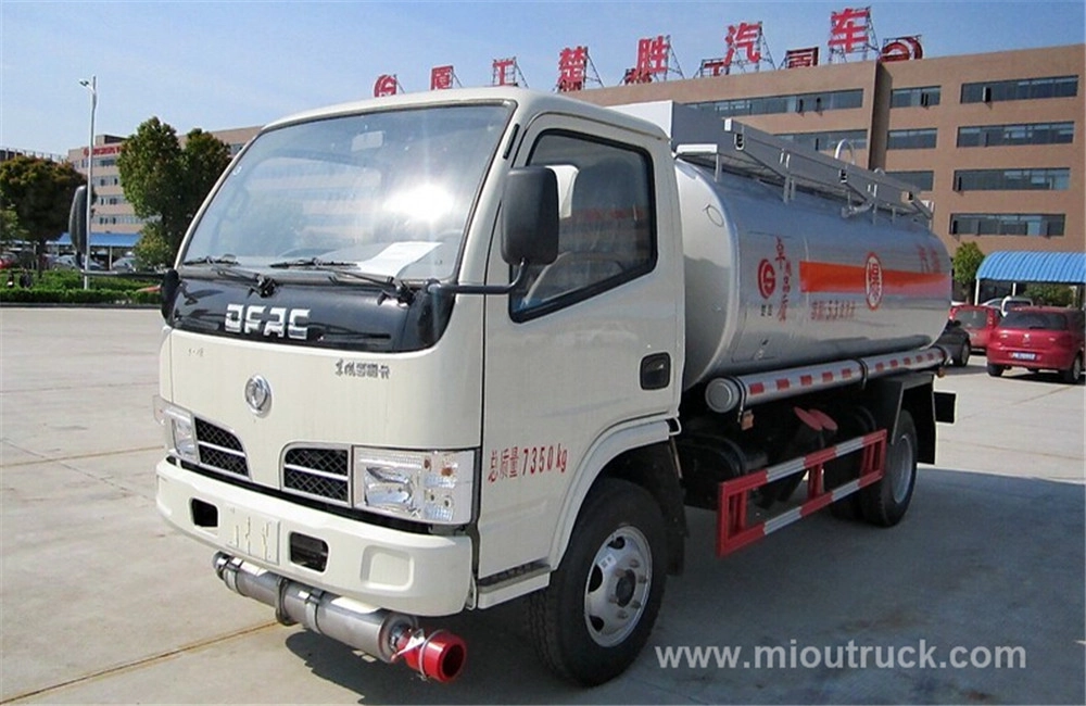 Dongfeng tangki minyak lori, Tanker 4x2 Oil Truck, 8CBM bahan api trak tangki pengeluar china
