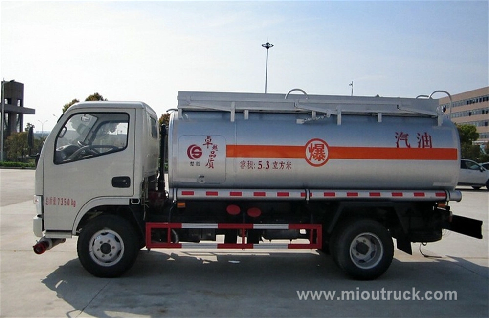 Dongfeng tangki minyak lori, Tanker 4x2 Oil Truck, 8CBM bahan api trak tangki pengeluar china