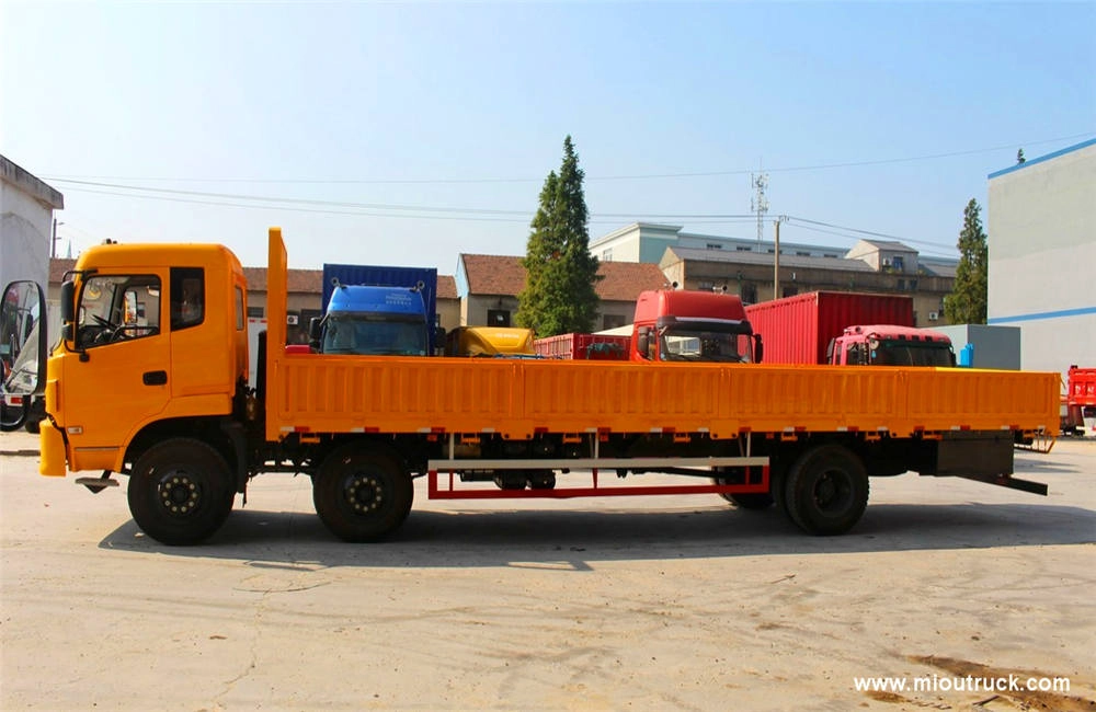 Dongfeng special lorry truck 6x2 210 horsepower 9.6 meters of the Bar-board truck (EQ1253GFJ1)