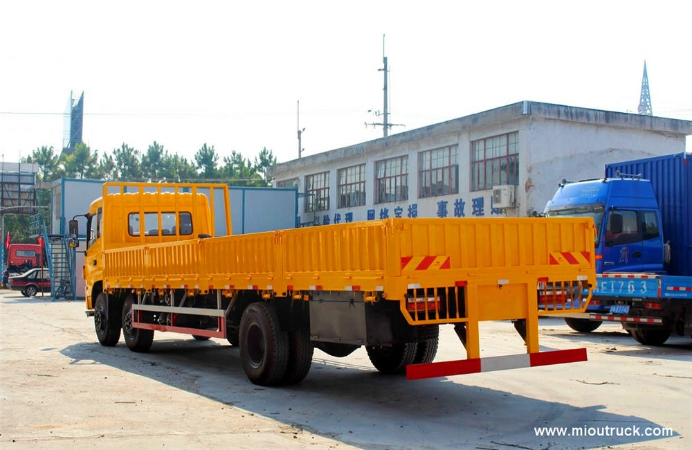 Dongfeng special lorry truck 6x2 210 horsepower 9.6 meters of the Bar-board truck (EQ1253GFJ1)