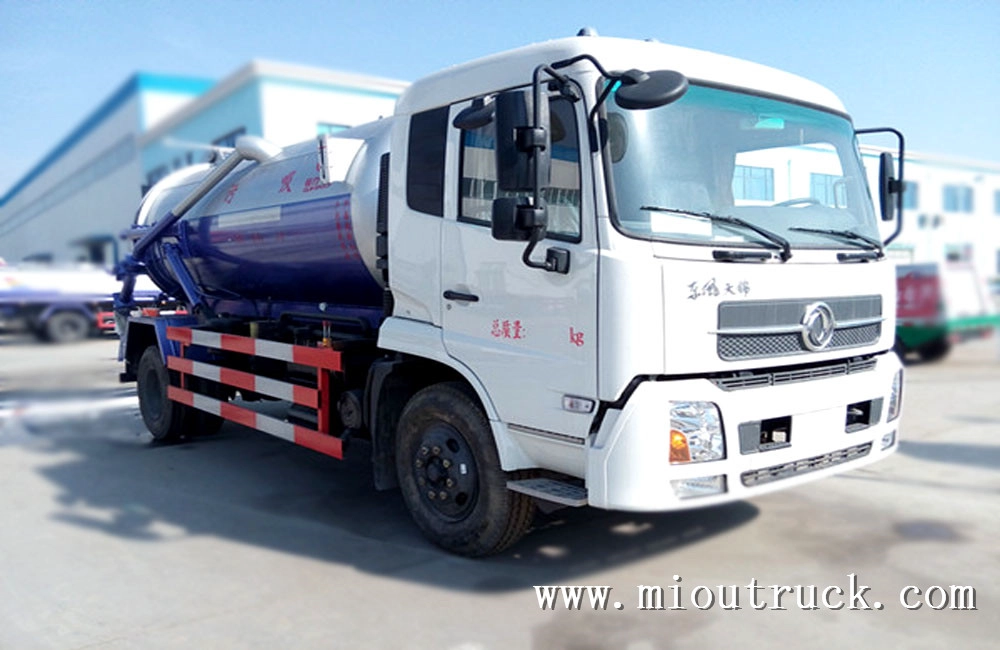 เทียนจินเฟ CLW5160GXWD4 10CBM Euor4 สิ่งปฏิกูลรถดูด