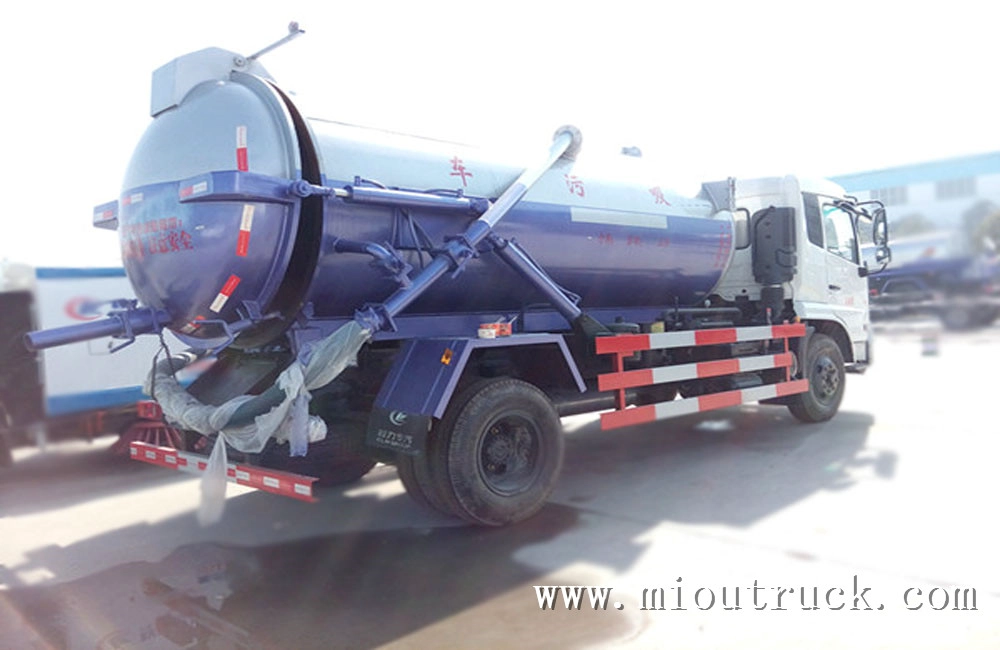 เทียนจินเฟ CLW5160GXWD4 10CBM Euor4 สิ่งปฏิกูลรถดูด