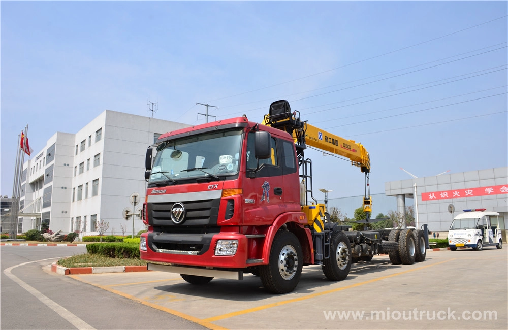 Foton 8x4 grua auxiliar grua 6 ton