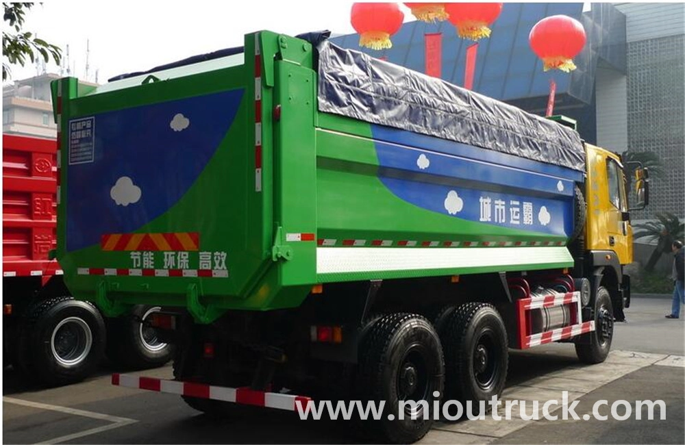 Hongyan 6x4 336hp dumper garbage truck for sale