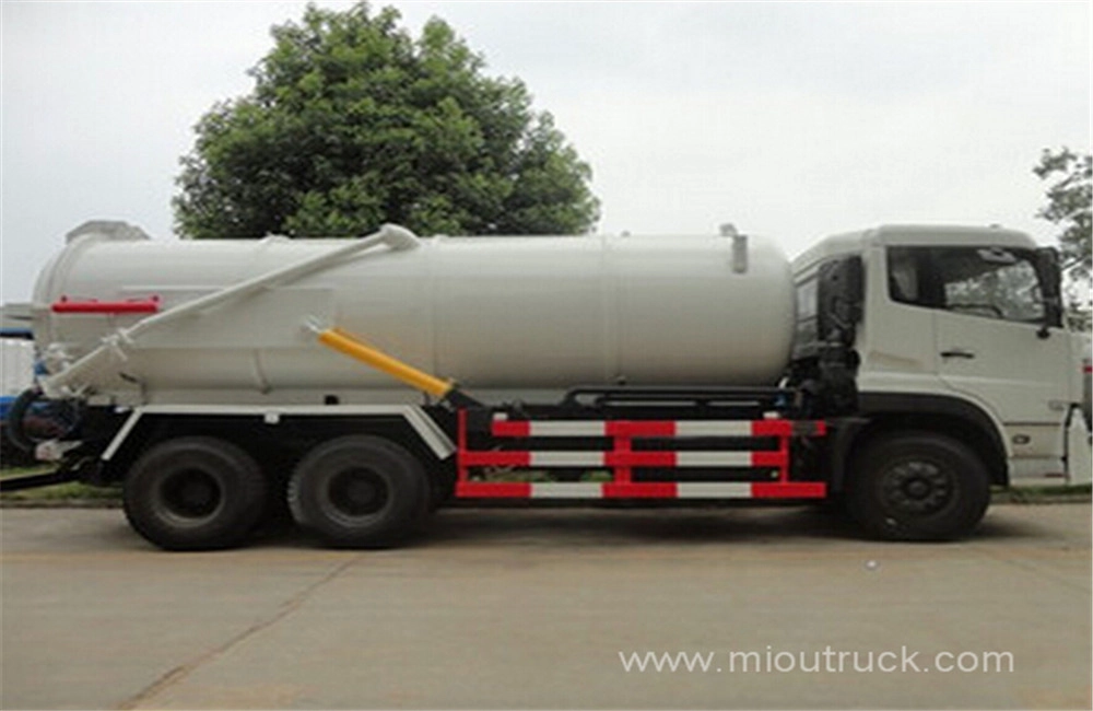 Hot sale Dongfeng 6x4 16000 Litres Vacuum Sewage Suction Tanker Truck