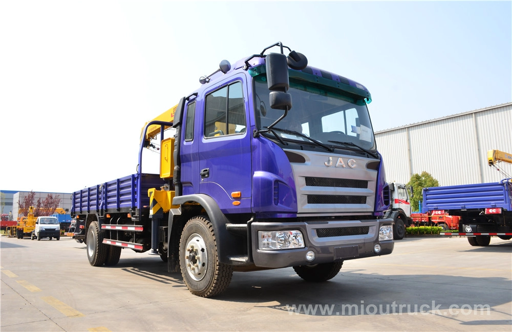 JAC 4 X 2 8 тонн пикап кран Китай поставщик с хорошим качеством и ценой на продажу