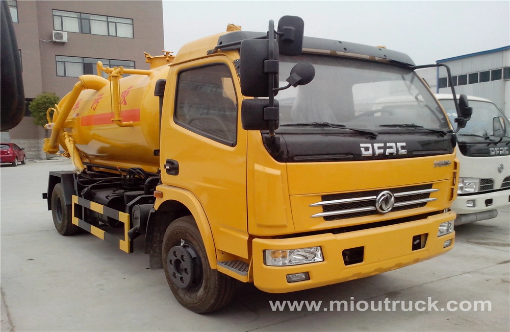 ดีไซน์ใหม่ Dongfeng 16000 ลิตรรถบรรทุกเครื่องดูดฝุ่นดูดน้ำเสียสำหรับขาย