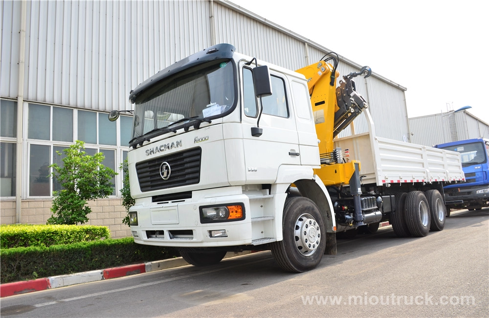 SHACMAN camion 6 X 4 grue Chine fournisseur bonne qualité à vendre