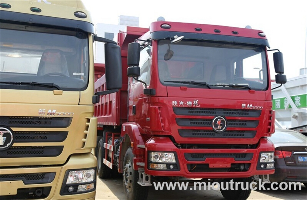 страна выбросов Shaanxi Auto IV после двойного моста, после восьми 290 л.с. 13 тонн дизельного топлива самосвала SX3256MR384