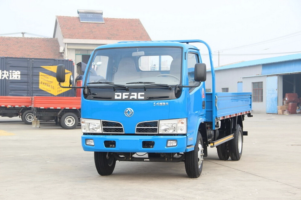 Used Euro 4 Dongfeng 4X2 Diesel Engine 2T 3T Cargo Truck 4x2 Dump Truck