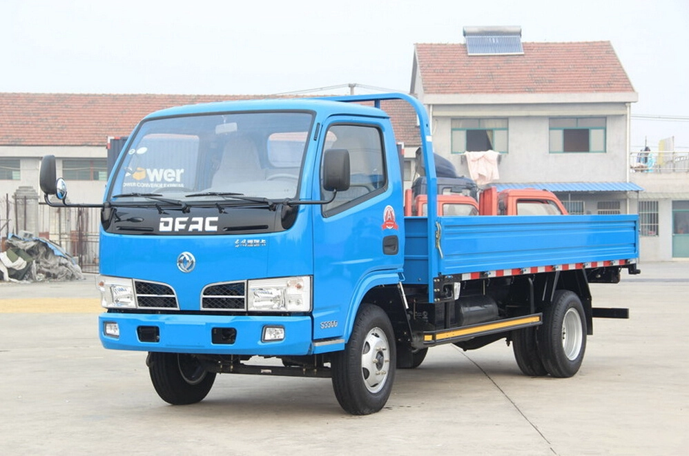 Used Euro 4 Dongfeng 4X2 Diesel Engine 2T 3T Cargo Truck 4x2 Dump Truck