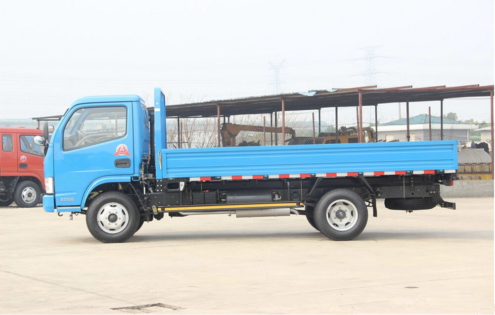 Used Euro 4 Dongfeng 4X2 Diesel Engine 2T 3T Cargo Truck 4x2 Dump Truck