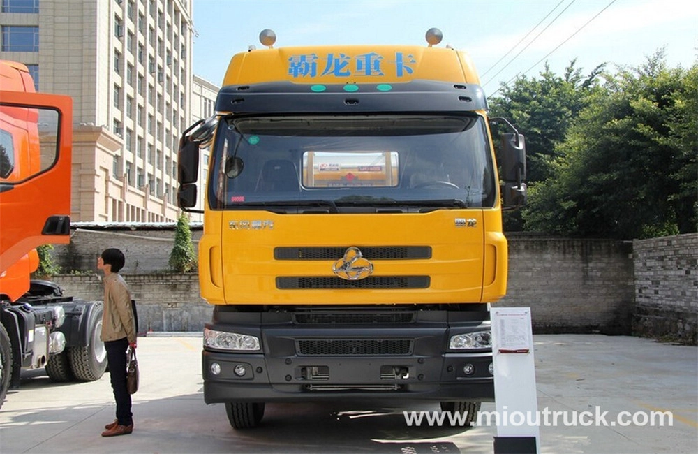 chinese dongfeng brand 6x2 LZ4240M5CB 375hp EURO 5 cheap lng tractor head truck