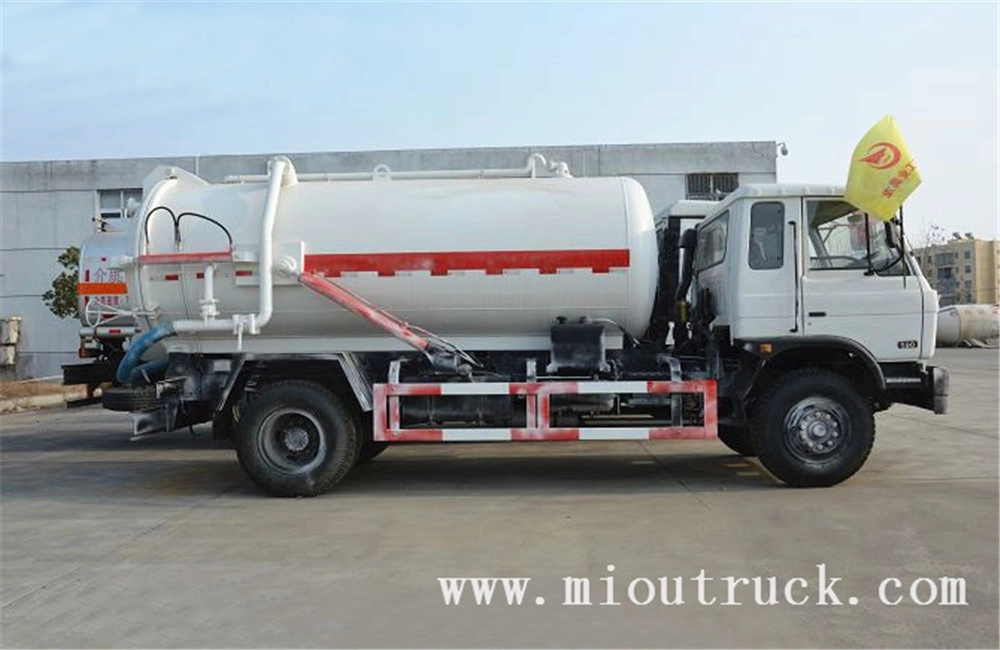 Dongfeng 4x2 10m³ sewage higop trak para sa sale