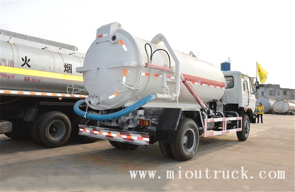 Dongfeng 4x2 10m³ sewage higop trak para sa sale