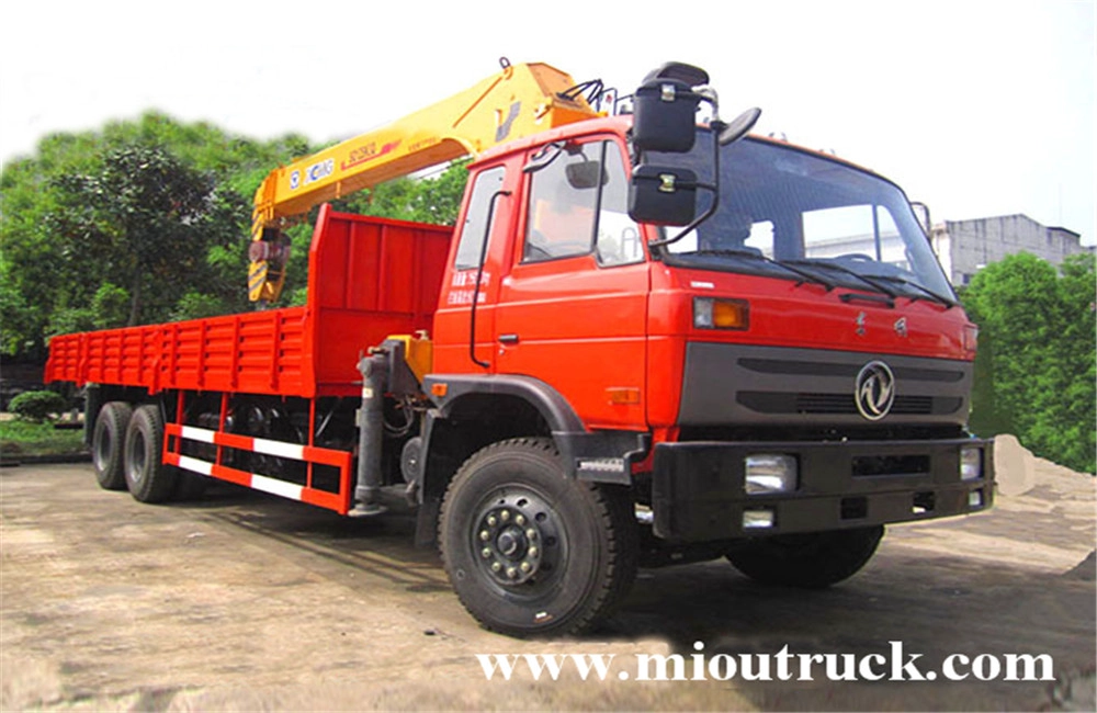 Dongfeng 6x4 de 12 toneladas camión grúa para la venta