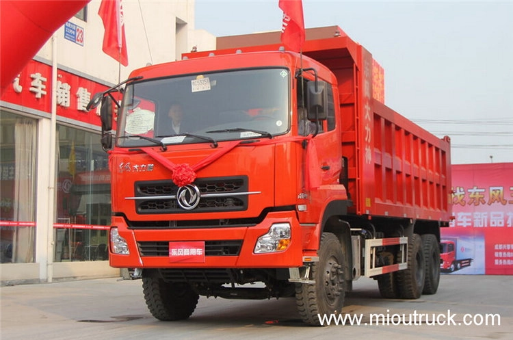 caminhão de descarga de 350hp preço do Dongfeng caminhão 6x4 venda