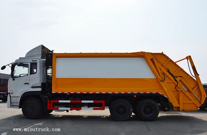 dongfeng kinland 6X4 caminhão de lixo 20 CBM