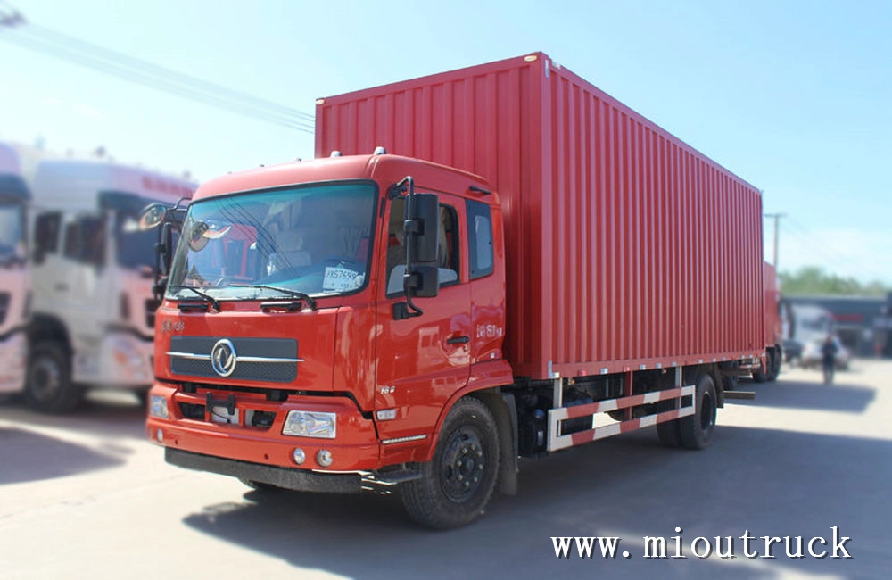 caminhão de carga do Dongfeng tianjin 160hp 4 * 2 7 m 6 tonelada meia caixa