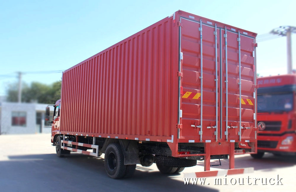 caminhão de carga do Dongfeng tianjin 160hp 4 * 2 7 m 6 tonelada meia caixa