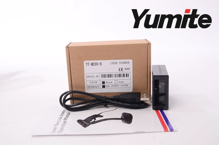 Auto-sense mini laser barcode module from china YT-M200