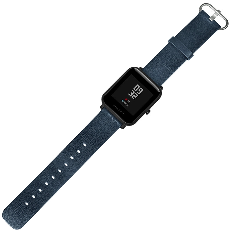 Ремешок для часов из натуральной кожи 22 мм для Huami Amazfit Stratos 2