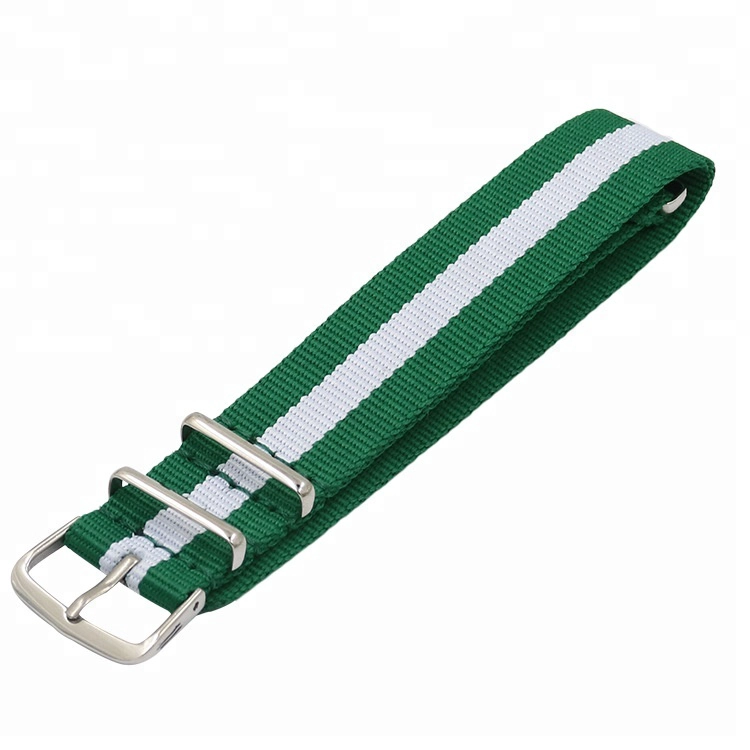 CBAW09 Muilt-color Luxury Striped Nylon Nato correa de reloj