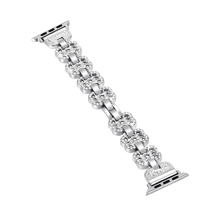 CBAW10 Modna metalowa bransoleta ze stali nierdzewnej typu Bling