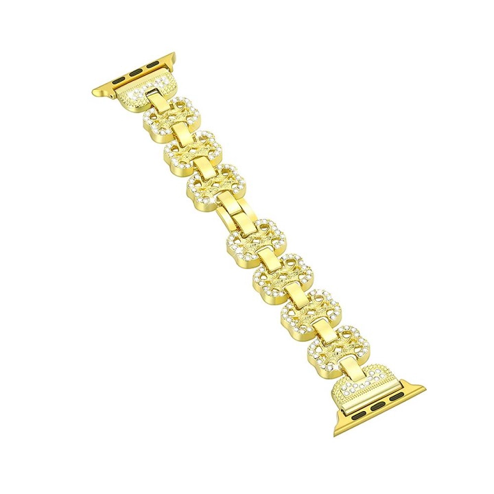CBAW10 Modna metalowa bransoleta ze stali nierdzewnej typu Bling