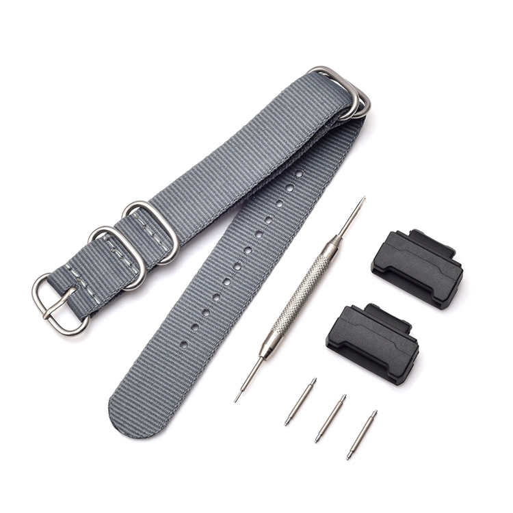 CBCS01-N5 Correas de reloj de pulsera de nailon militar deportivo para Casio G Shock Pulsera Correa con adaptadores
