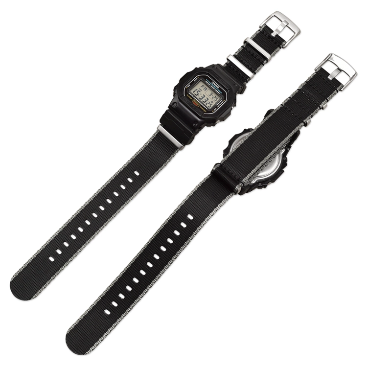 CBCS01-Y3 Casio G-Shock GA-110 / 100 / 120 / 150 / 200 / 400 GD-100 / 110 / 120 DW-6900 팔찌 시계 스트랩 밴드 용 Nato 나일론 교체 시계 밴드
